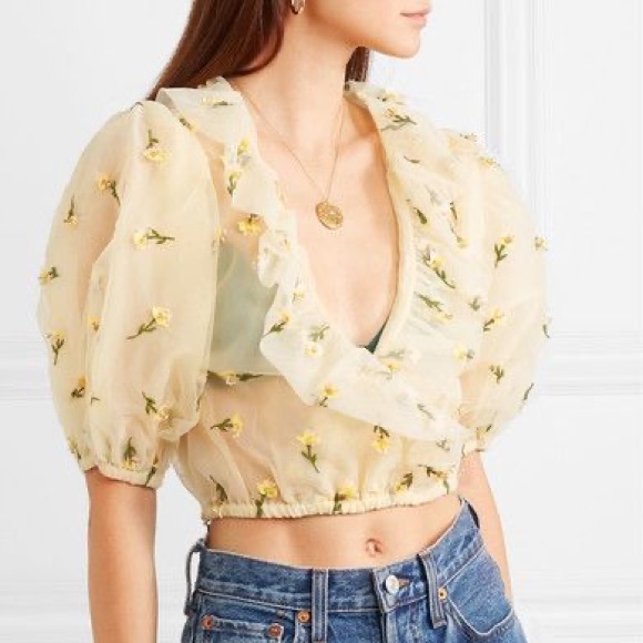 ganni bliss mini dress